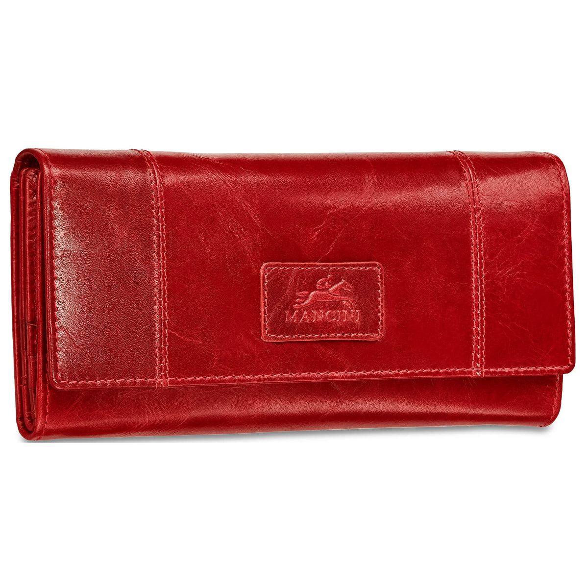Mancini Wallets Mancini CASABLANCA Ladies’ RFID Secure Trifold Wallet