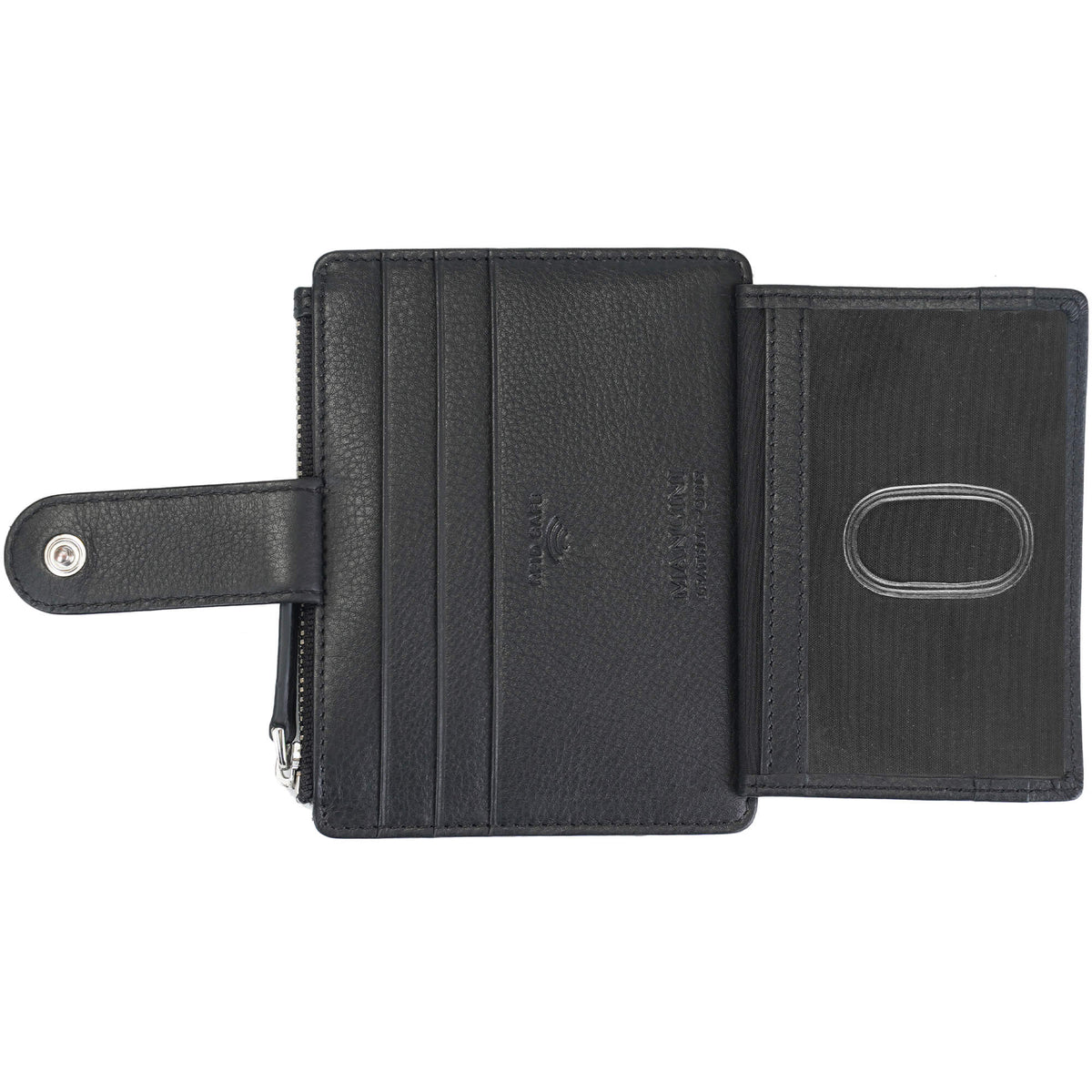 Mancini Wallets Mancini Croco2 Women’s Card Case with Enhanced RFID Protection