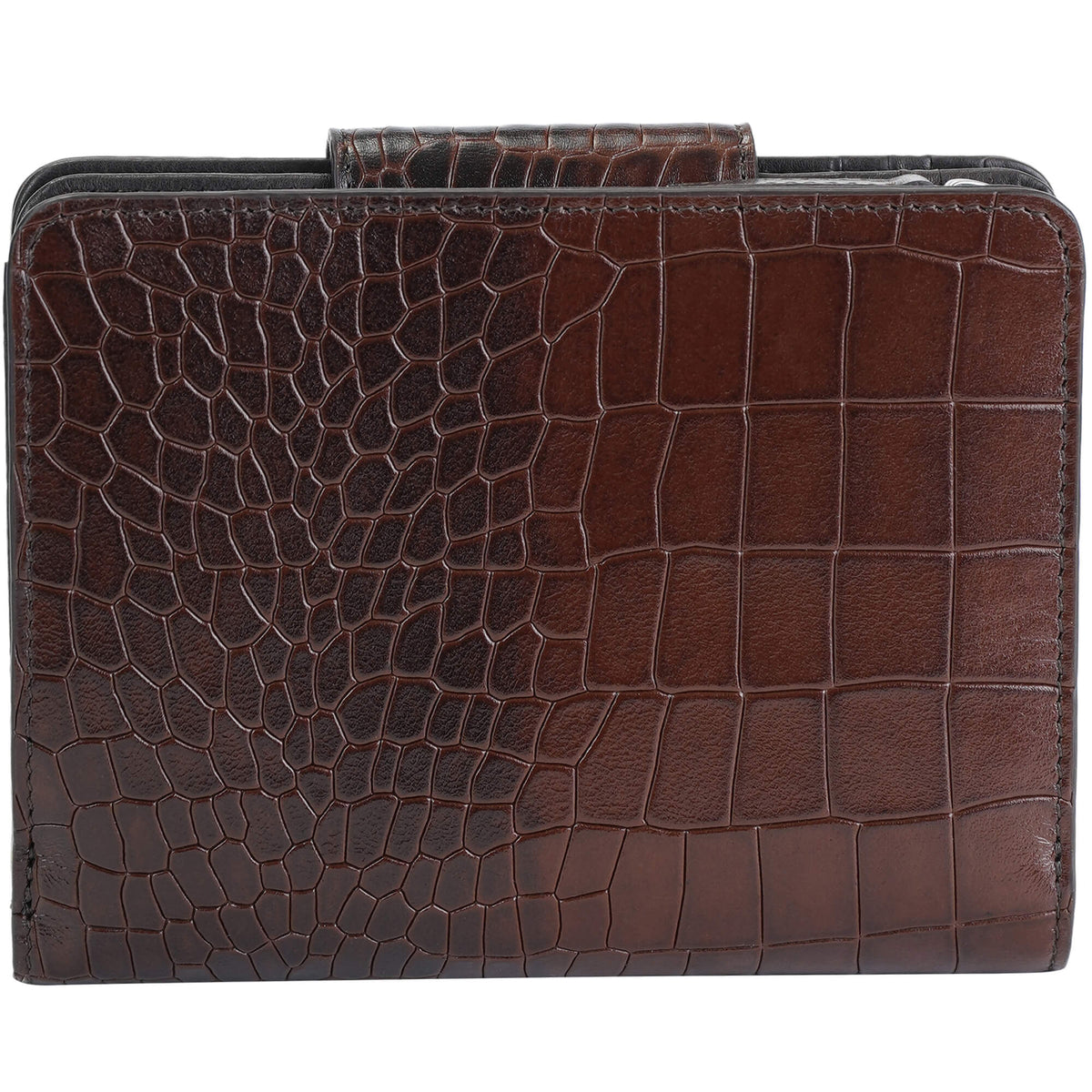 Mancini Wallets Mancini Croco2 Women’s Medium Clutch Wallet with Enhanced RFID Protection