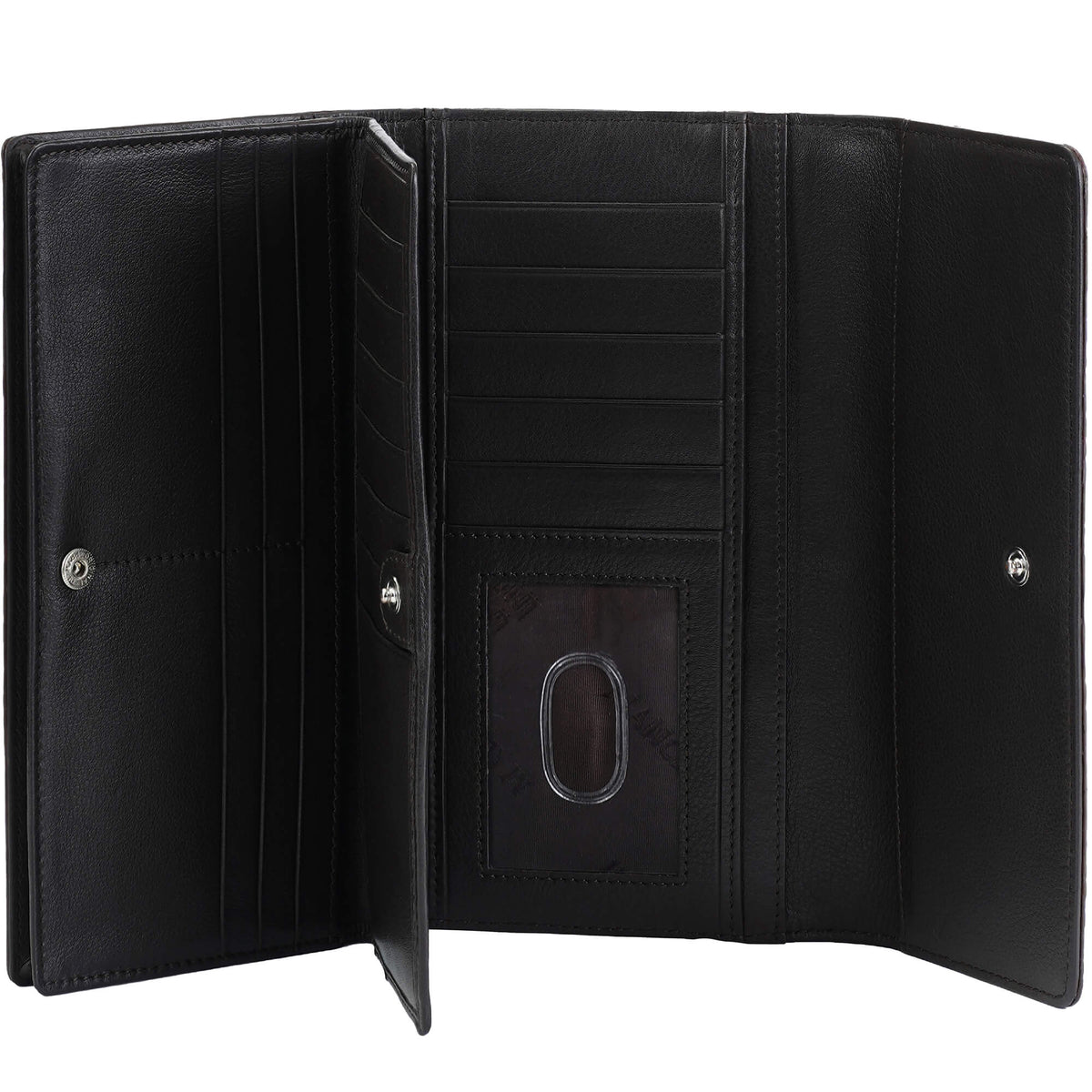 Mancini Wallets Mancini Croco2 Women’s Quad Fold Wallet with Enhanced RFID Security