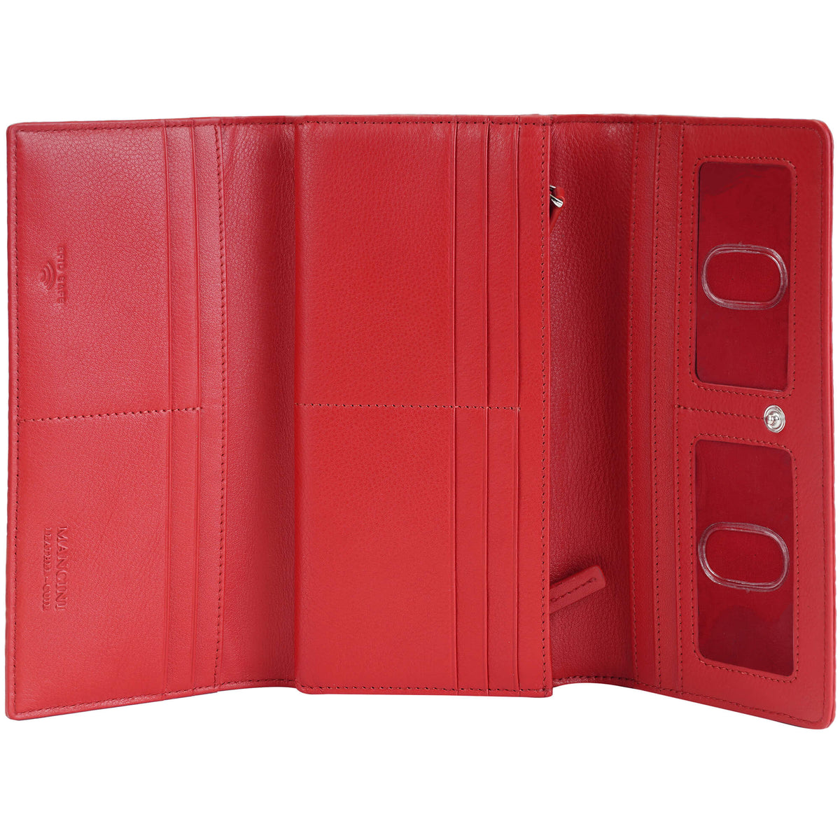 Mancini Wallets Mancini Croco2 Women’s Trifold Wallet with Enhanced RFID Security