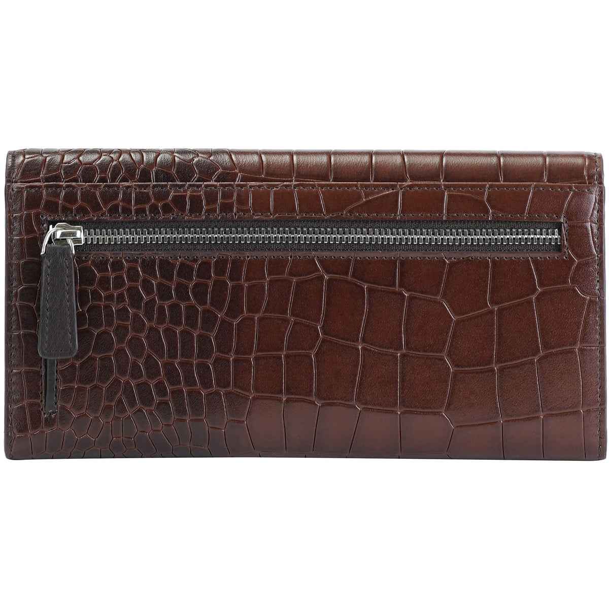Mancini Wallets Mancini Croco2 Women’s Trifold Wallet with Enhanced RFID Security
