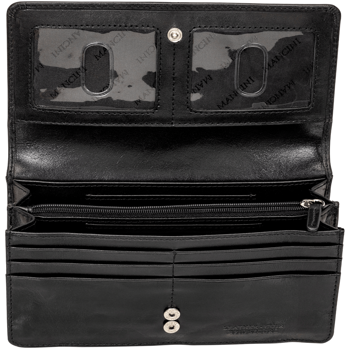 Mancini Wallets Mancini EQUESTRIAN-2 Ladies' RFID Secure Clutch Wallet