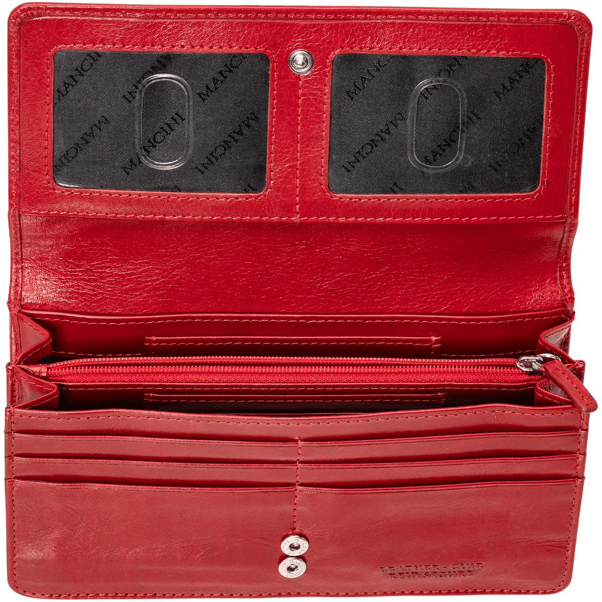 Mancini Wallets Mancini EQUESTRIAN-2 Ladies' RFID Secure Clutch Wallet