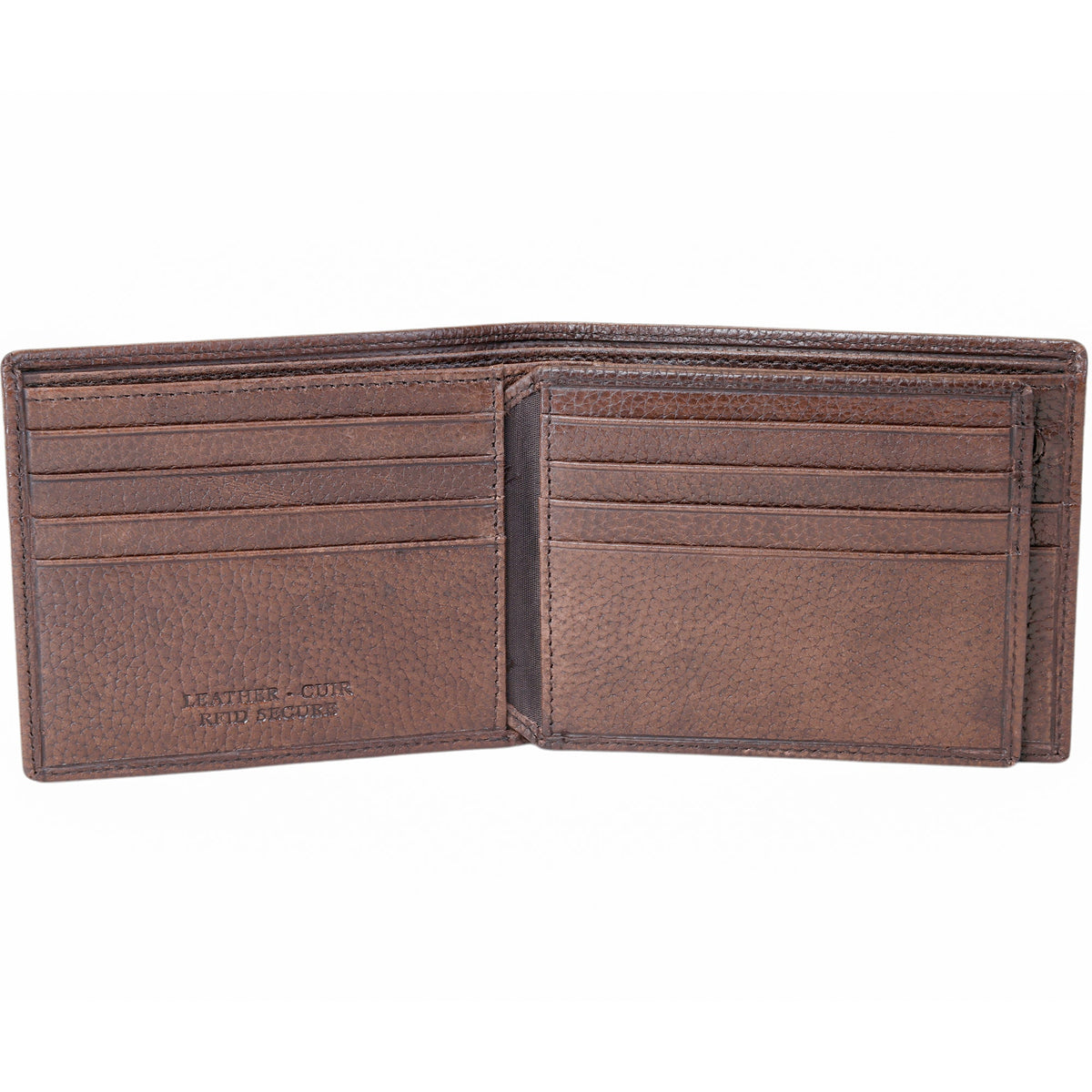 Mancini Wallets Mancini Fifth Avenue RFID Secure Center Wing Wallet with Coin Pocket