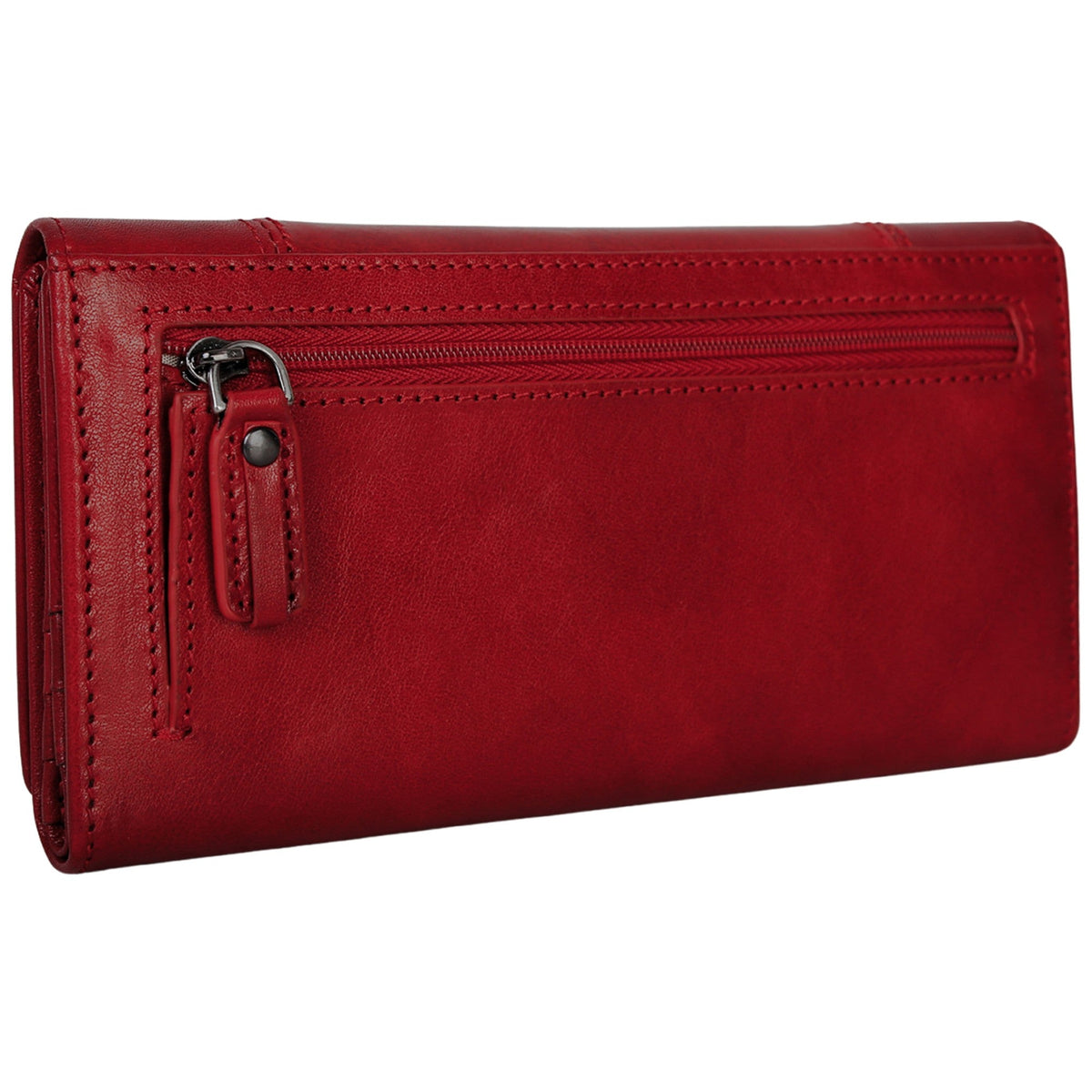 Mancini Wallets Mancini Pelle D’oro RFID Secure Quad Fold Wallet