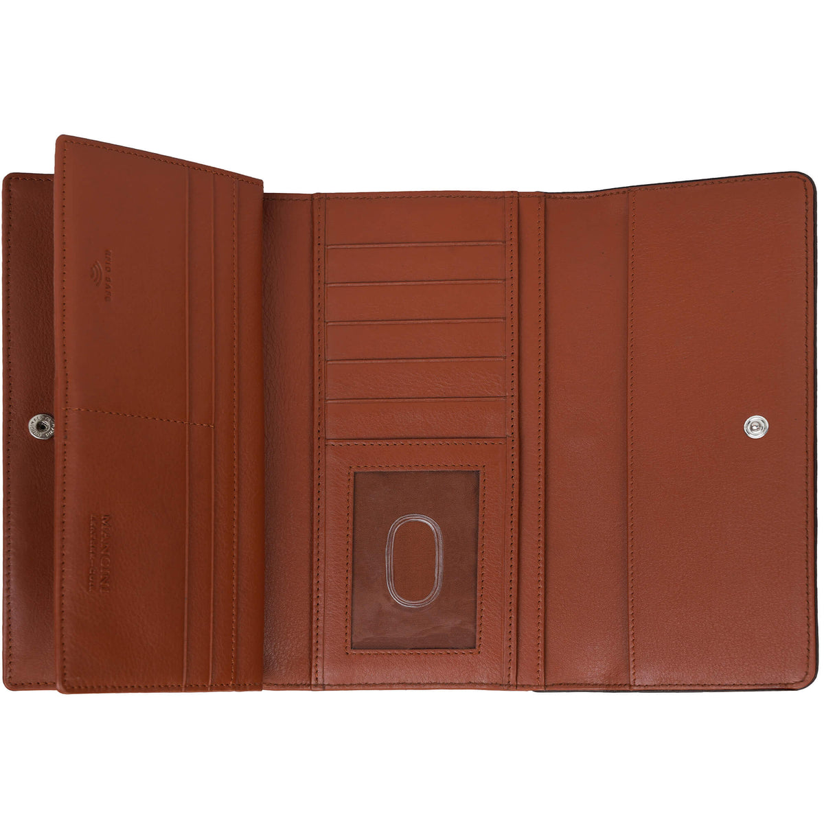 Mancini Wallets Mancini Sonoma Women’s Quad fold Wallet with Enhanced RFID Protection