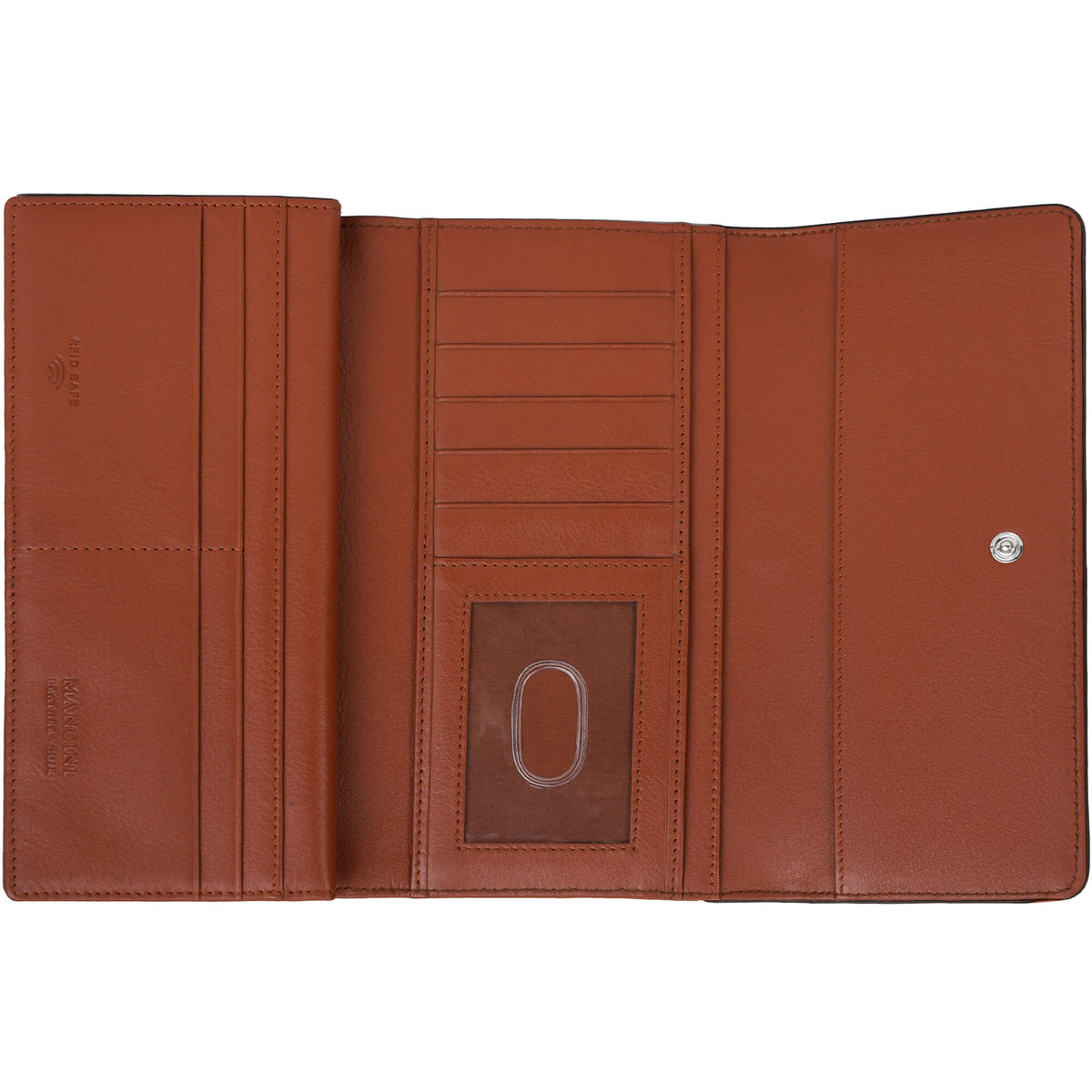 Mancini Wallets Mancini Sonoma Women’s Quad fold Wallet with Enhanced RFID Protection