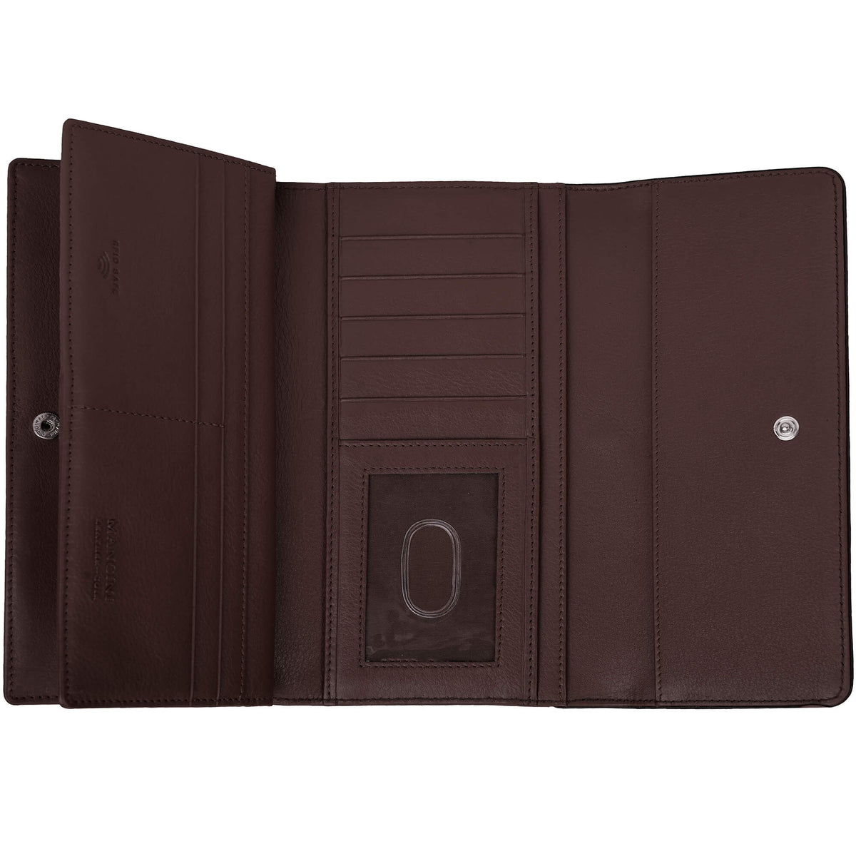 Mancini Wallets Mancini Sonoma Women’s Quad fold Wallet with Enhanced RFID Protection