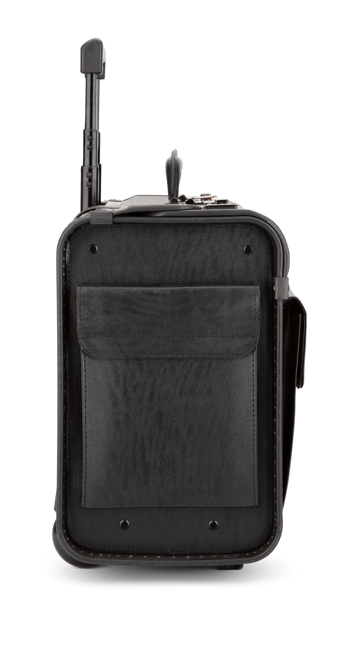 Nextech Briefcases Black Nextech Faux-Leather Rolling Catalog Case
