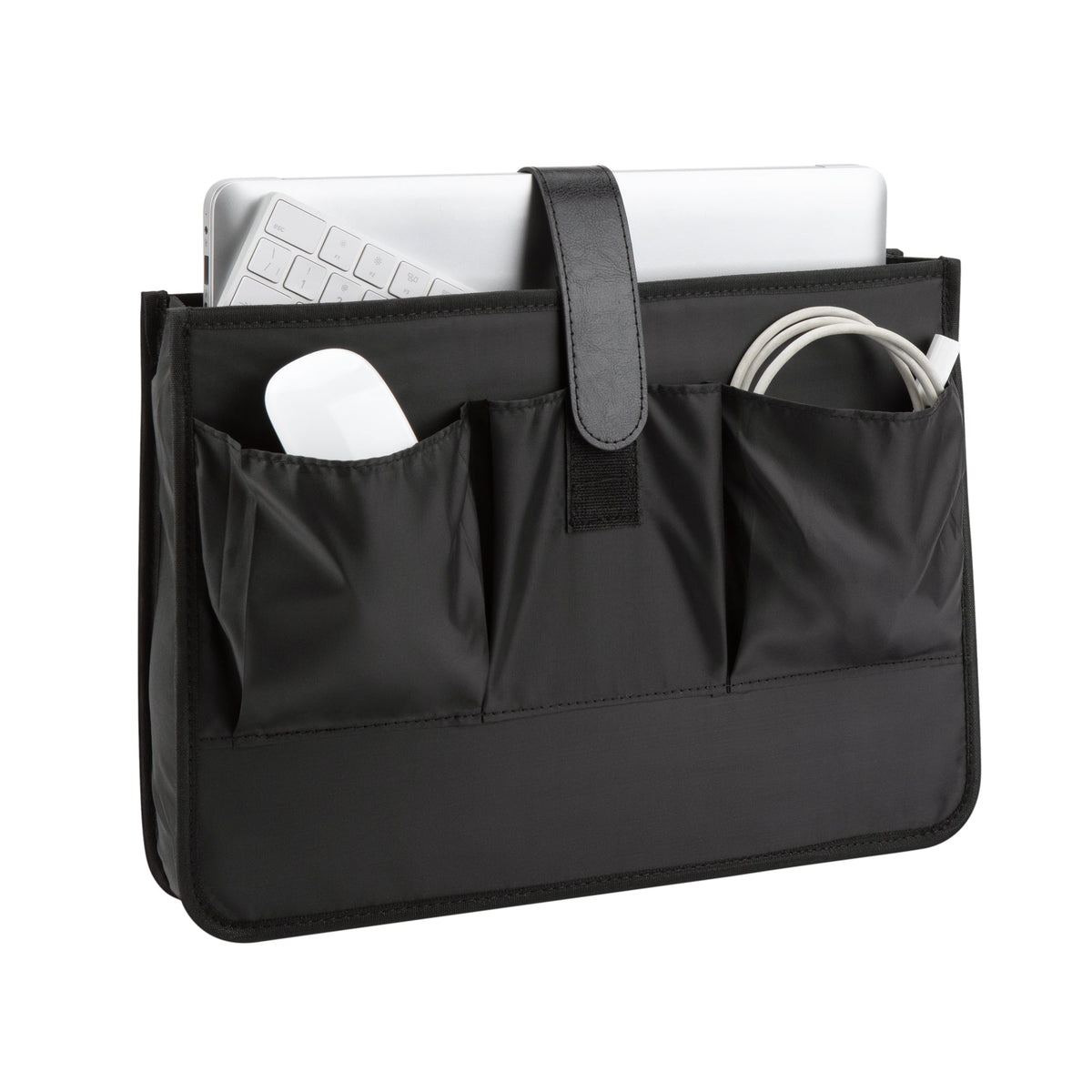 Nextech Briefcases Black Nextech Rolling Leather Catalogue Case
