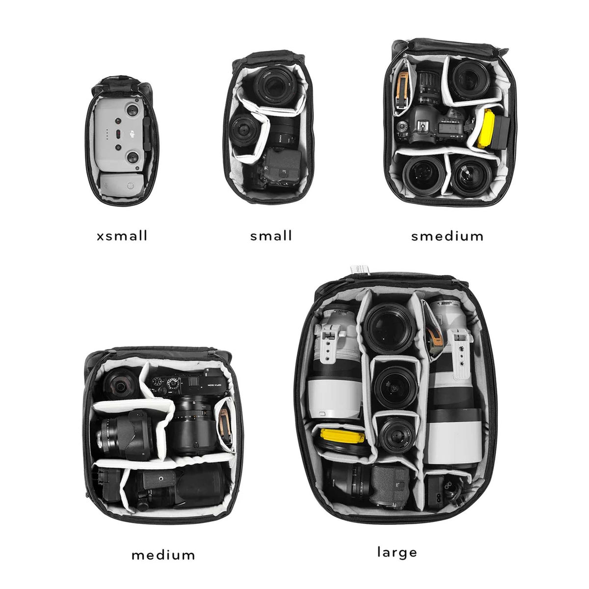 Peak Design Travel Accessories Black Peak Design Camera Cube Medium