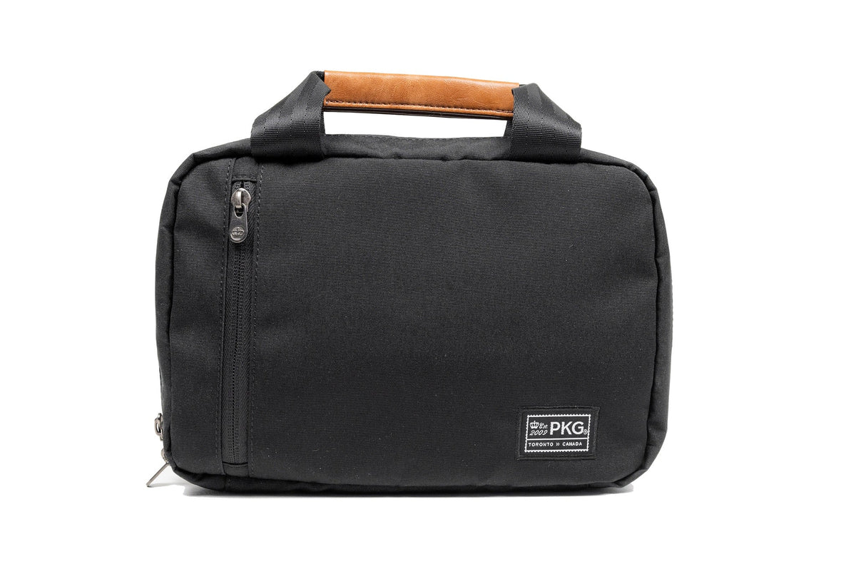 PKG Travel Accessories Black and Tan PKG Simcoe Essentials Bag