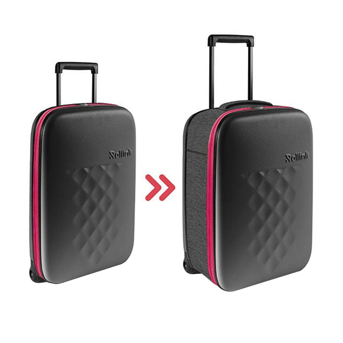 Rollink Luggage Pink Rollink Flex Earth 20" Foldable Carry-On Luggage