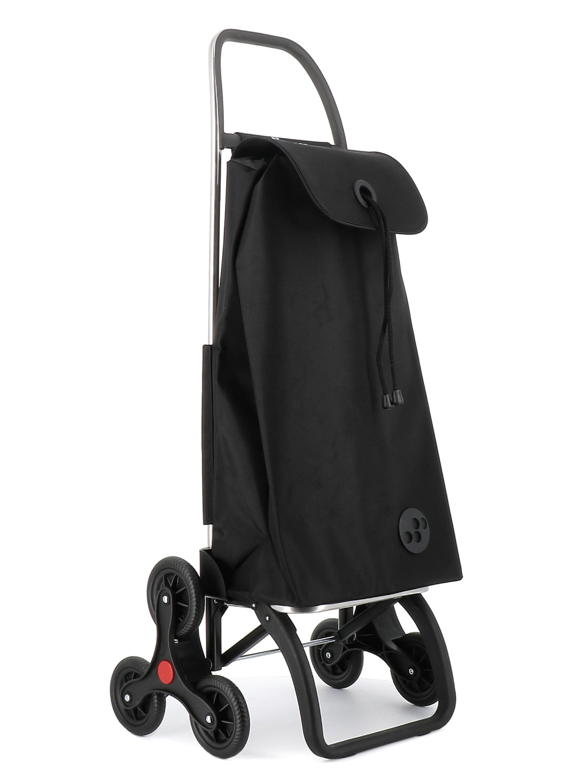 Rolser Shopping Cart Black Rolser I-Max MF 6 Wheel Stair Climber Shopping Trolley
