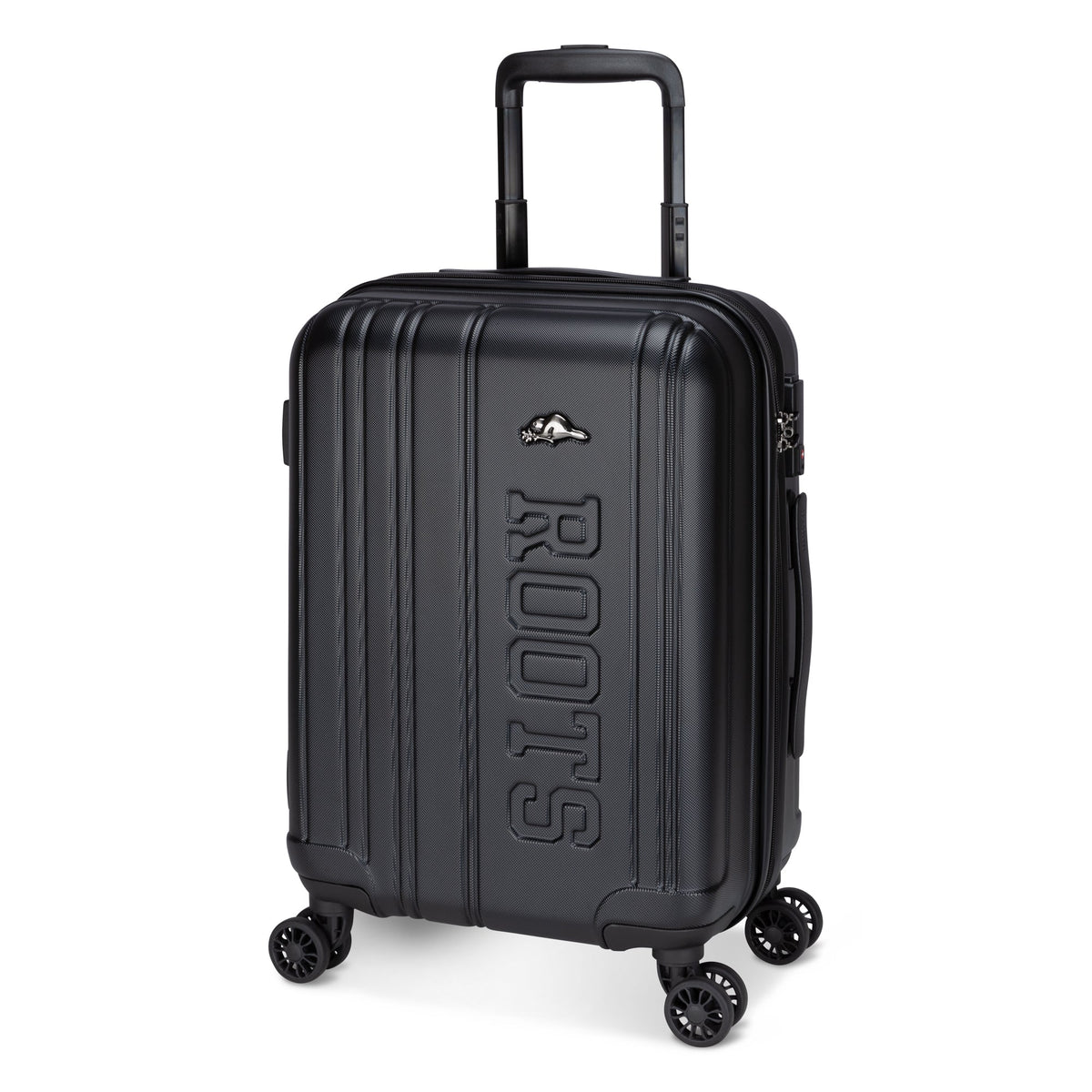 Roots Luggage Black Roots Identity Spinner 20" Carry-On Luggage