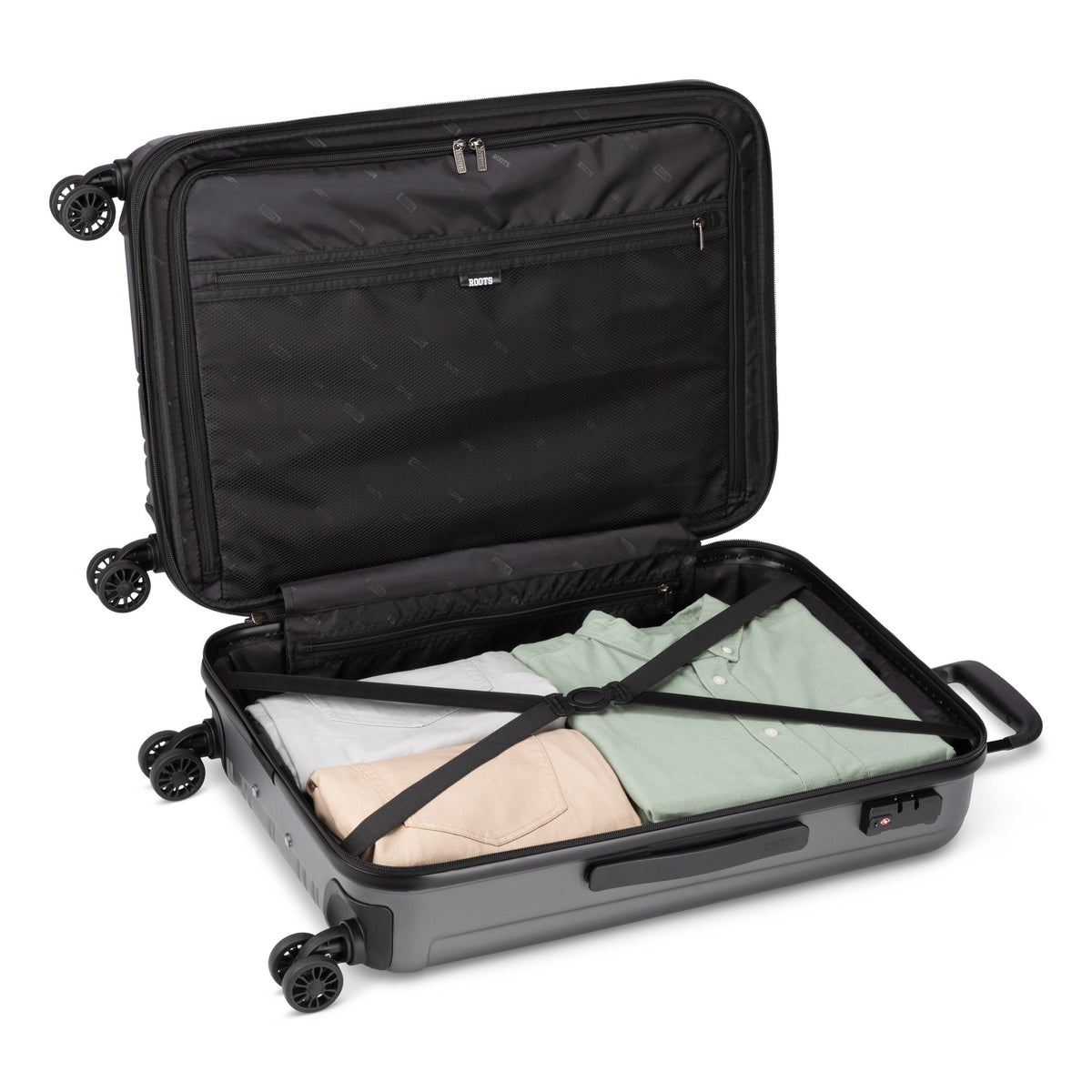 Roots Luggage Roots Identity Expandable Spinner 28" Large Luggage