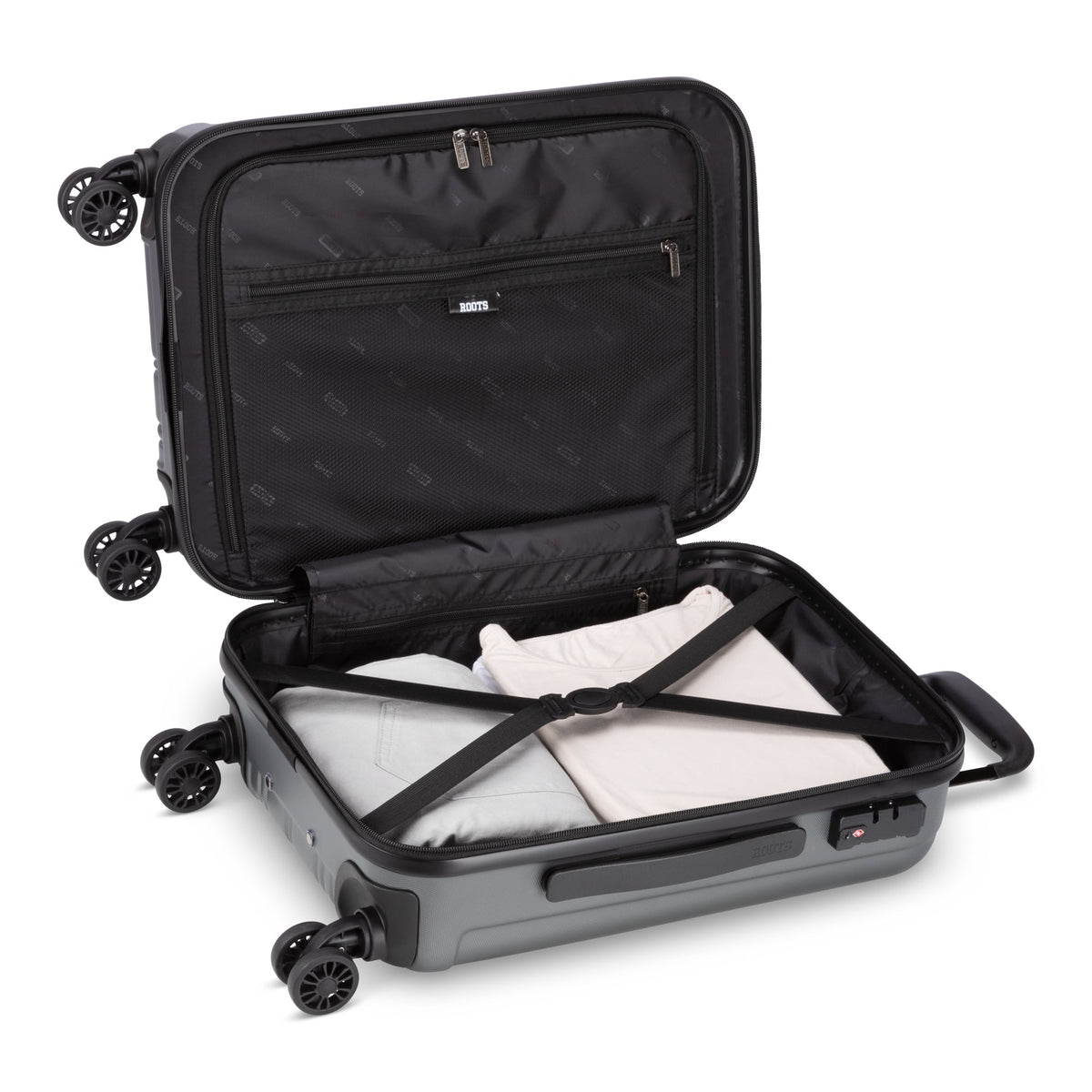 Roots Luggage Roots Identity Spinner 20" Carry-On Luggage