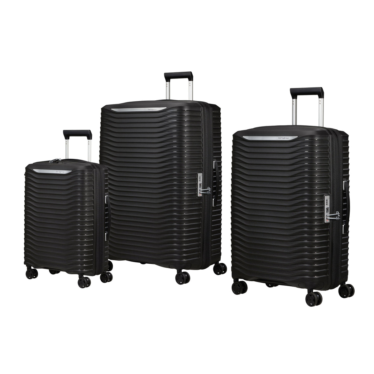 Samsonite Luggage Black Samsonite Upscape Spinner Expandable 3-Piece Luggage Set