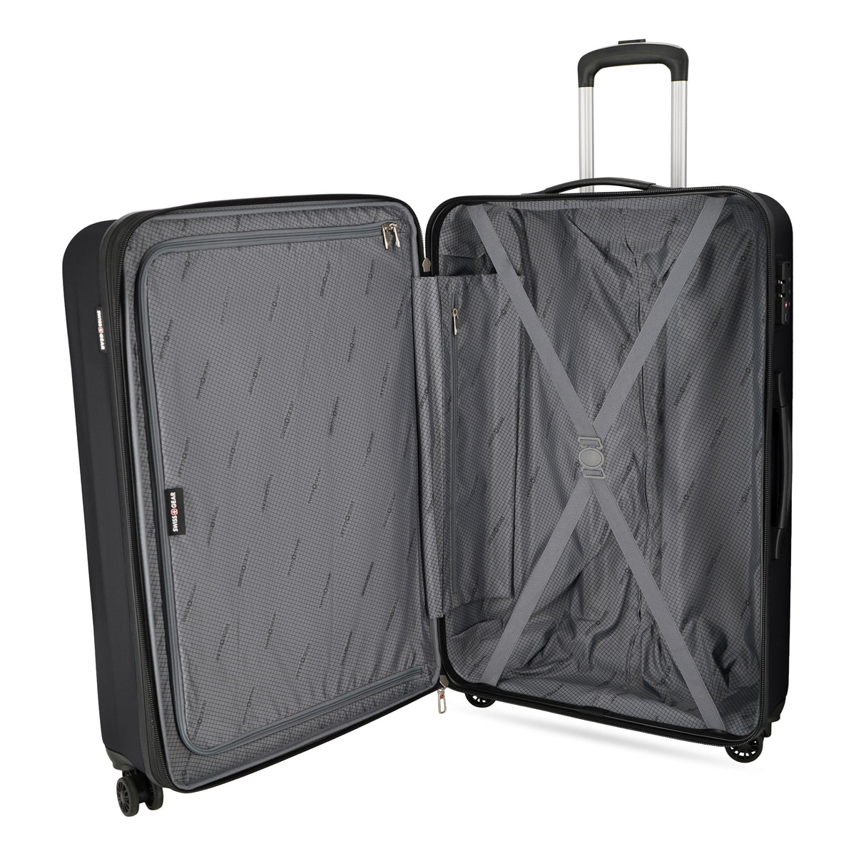 Swiss Gear Luggage Swiss Gear Chrome Reserve Expandable 3-Piece Spinner Luggage Set