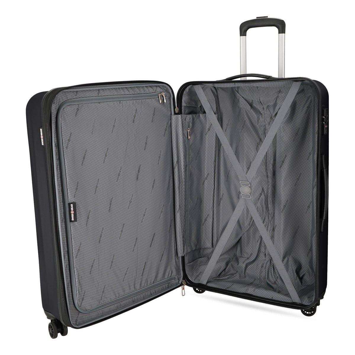 Swiss Gear Luggage Swiss Gear Chrome Reserve Expandable Large Checked Spinner Luggage