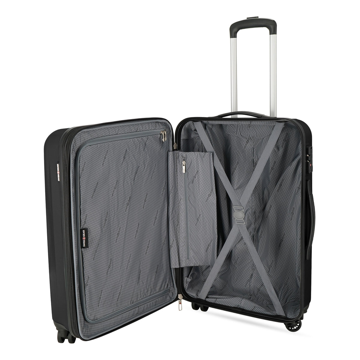 Swiss Gear Luggage Swiss Gear Chrome Reserve Expandable Medium Checked Spinner Luggage