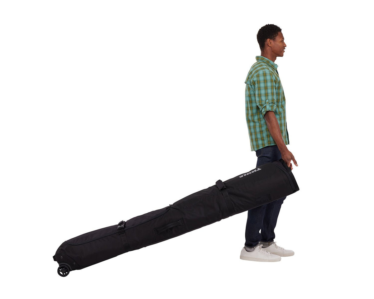 Thule Ski Bag Black Thule RoundTrip Ski Roller Bag 192cm - Black