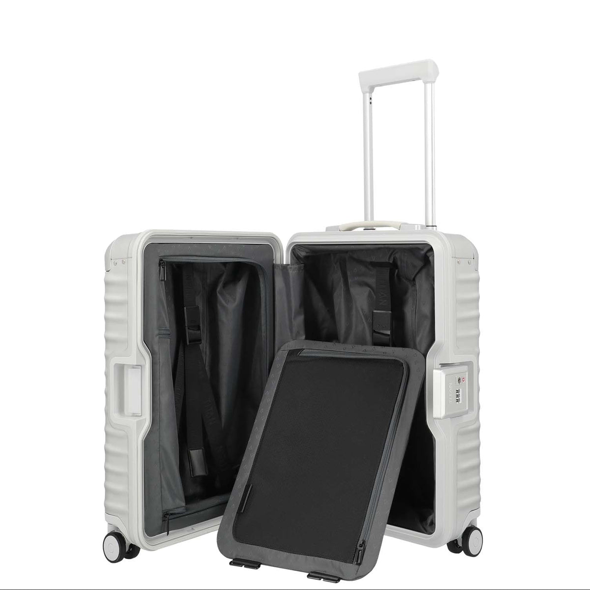Titan Luggage Silver Titan ETERNITY Trolley S23 Carry-On Luggage