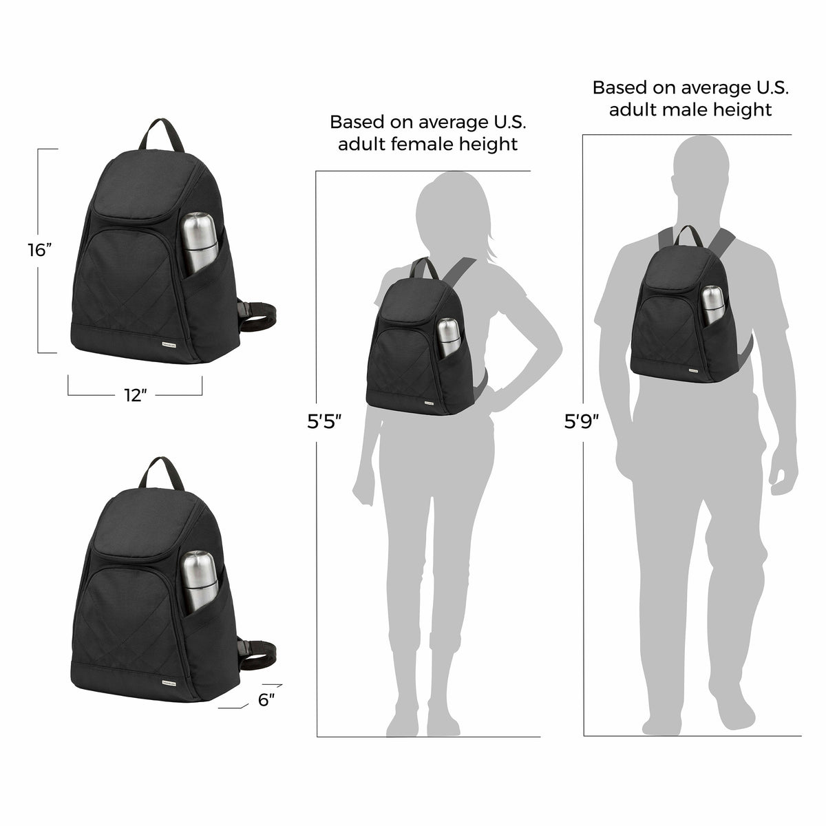 Travelon Backpacks Travelon Anti-Theft Backpack (RFID Blocking)