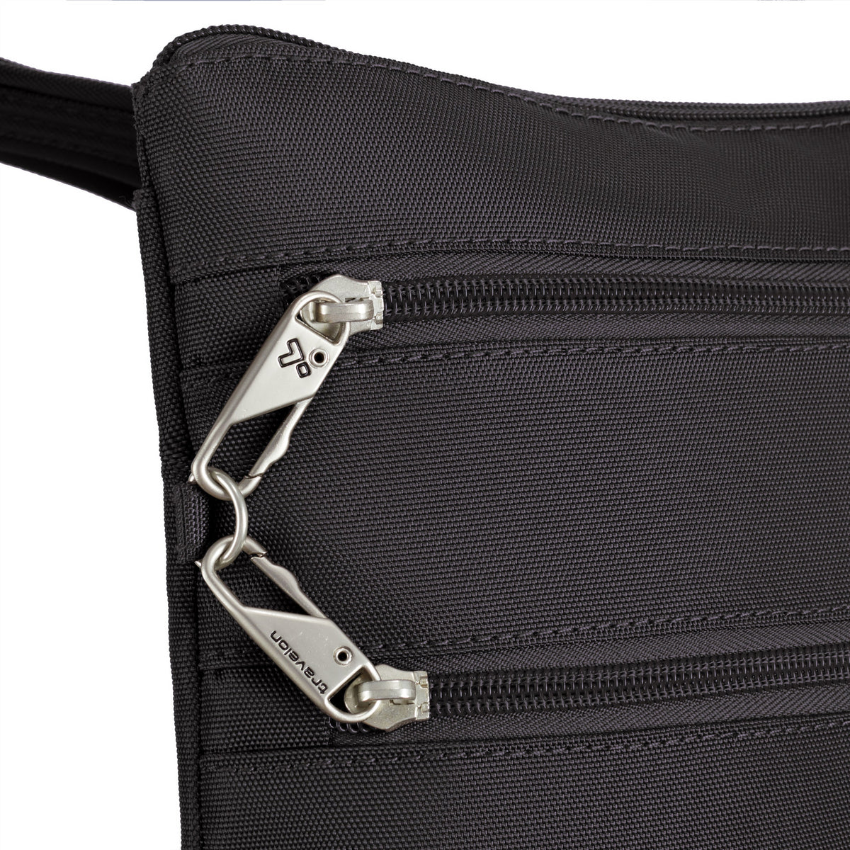 Travelon Cross-Body Bag Travelon Anti-Theft Classic Slim Double Zip Crossbody