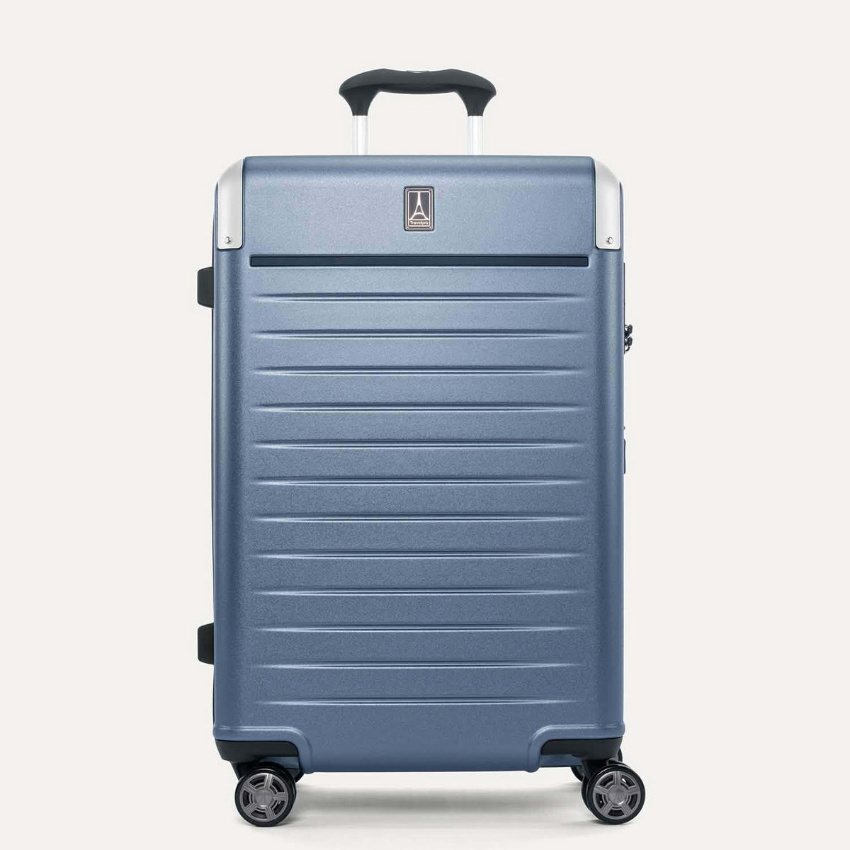 Travelpro Luggage Dark Sky Blue Travelpro Platinum Elite Check-In Hardside Spinner Medium Luggage