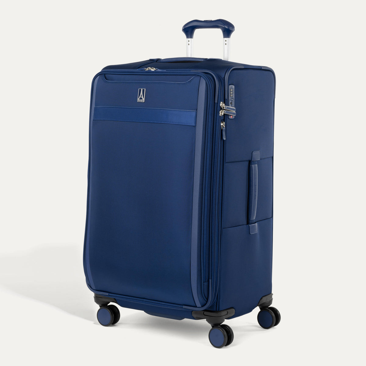 Travelpro Luggage Estate Blue Travelpro VersaPack+ Large Check-In Expandable Spinner Luggage