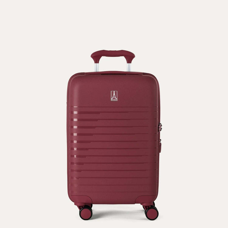 Travelpro Luggage Tibetan Red Travelpro Optima Expandable Compact Spinner Carry-On Luggage