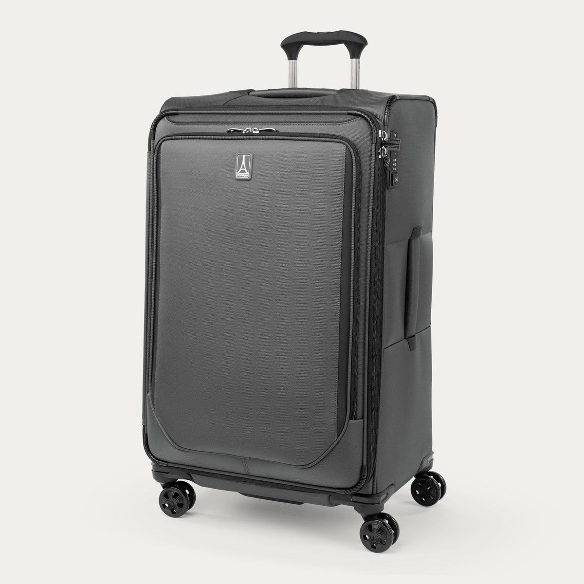 Travelpro Luggage Titanium Grey Travelpro Crew Classic Large Check-in Expandable Spinner Luggage