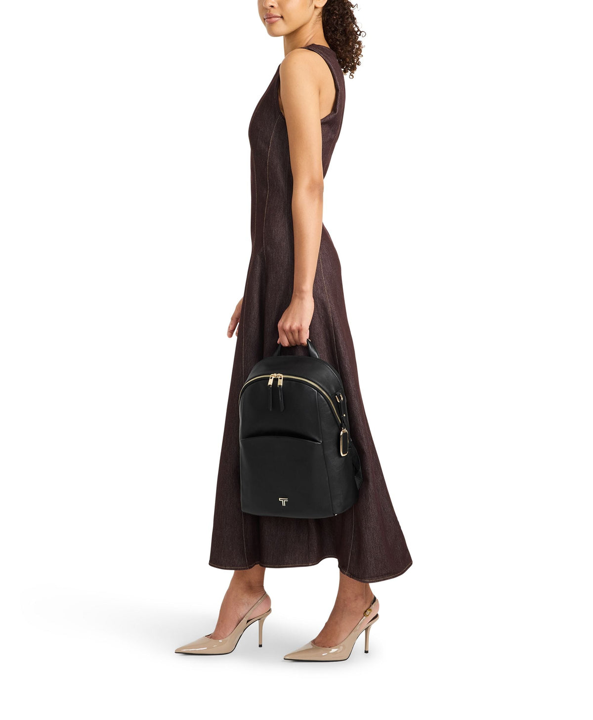 Tumi Backpacks Black/Gunmetal Tumi Voyageur Raina Medium Backpack