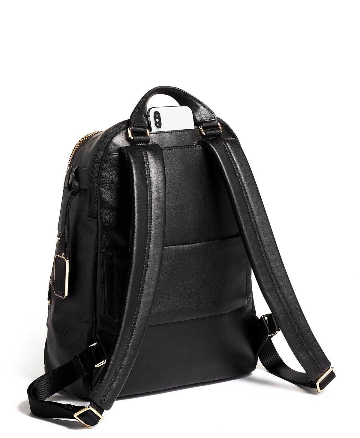 Tumi Backpacks Black Leather Tumi Voyageur Hannah Backpack