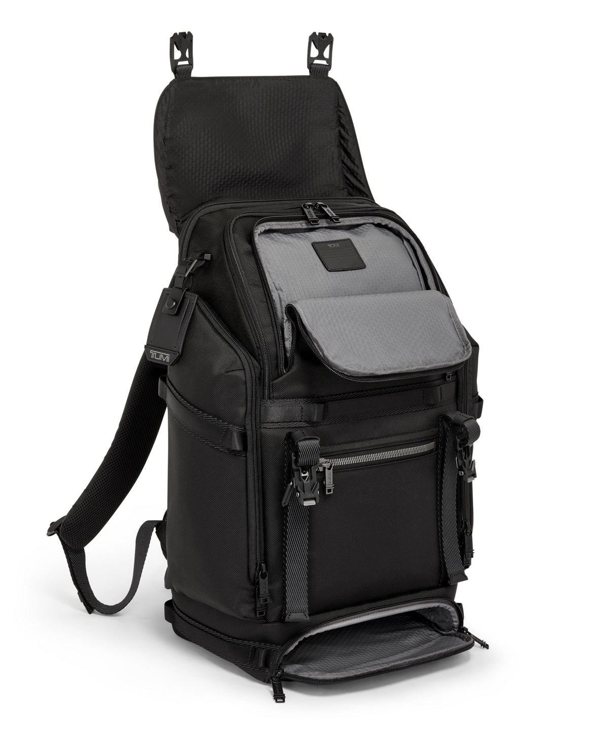 Tumi Backpacks Black Tumi Alpha Bravo Expedition Flap Backpack