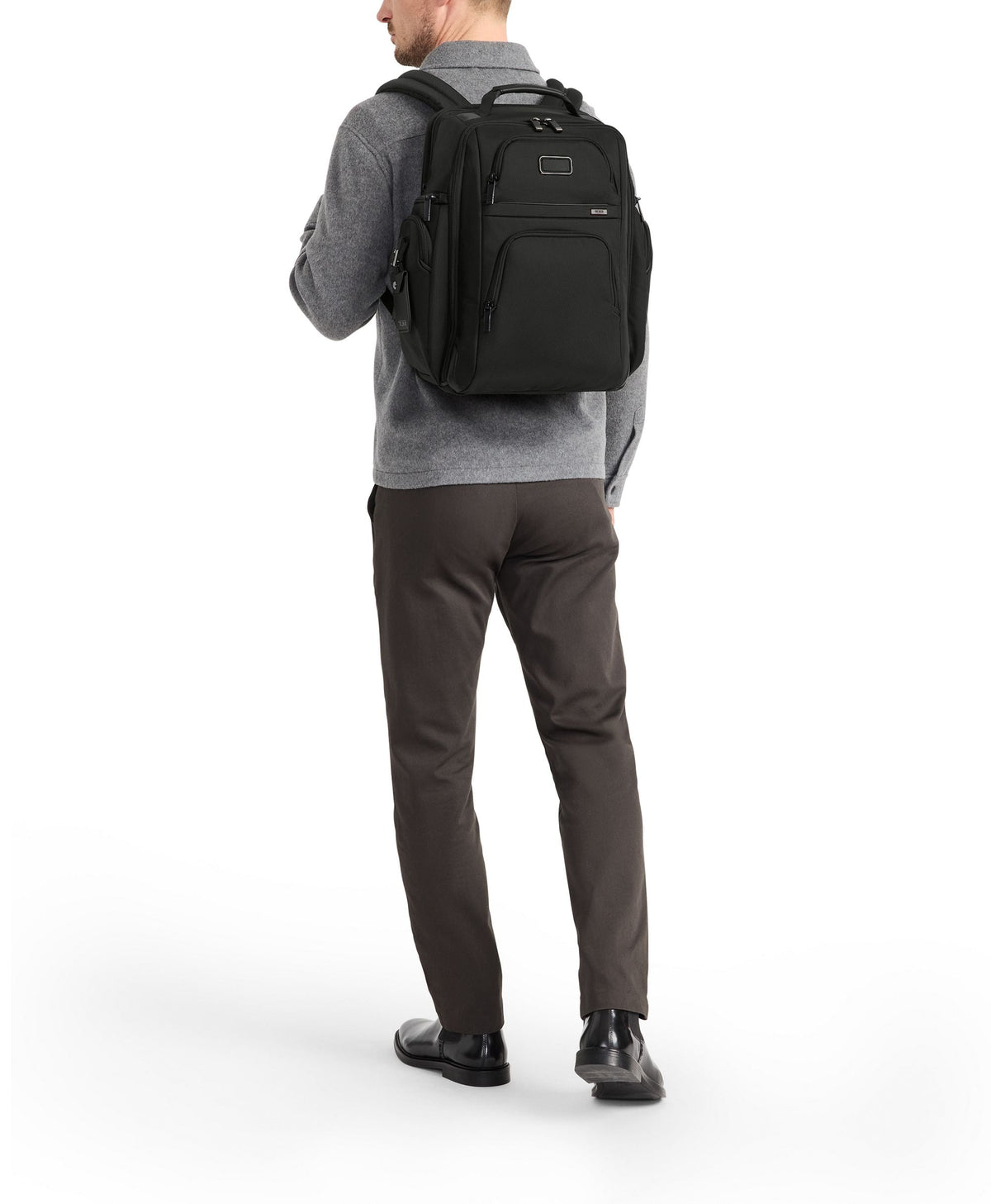 Tumi Backpacks Grey Alloy Tumi Alpha TUMI Brief Pack - Grey Alloy