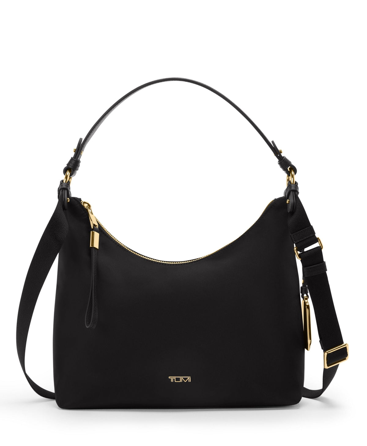 Tumi Cross-Body Bag Black/Gold Tumi Voyageur Asbury Shoulder Bag/Crossbody