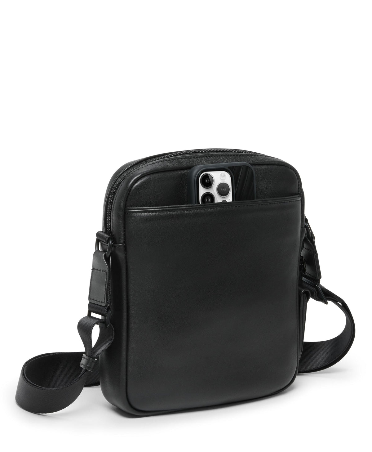 Tumi Cross-Body Bag Black Tumi Alpha Medium Crossbody - Leather