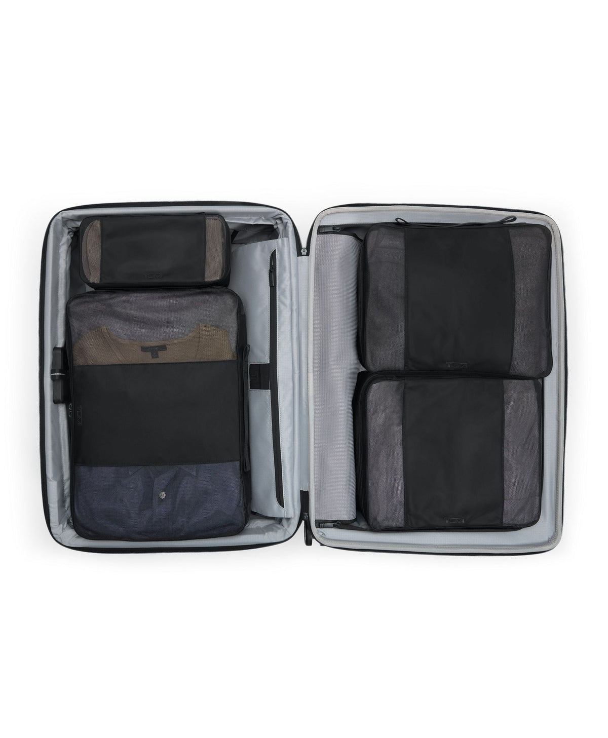 Tumi Luggage Grey Alloy Tumi Alpha Medium Dual Access Expandable Checked Luggage - Grey Alloy
