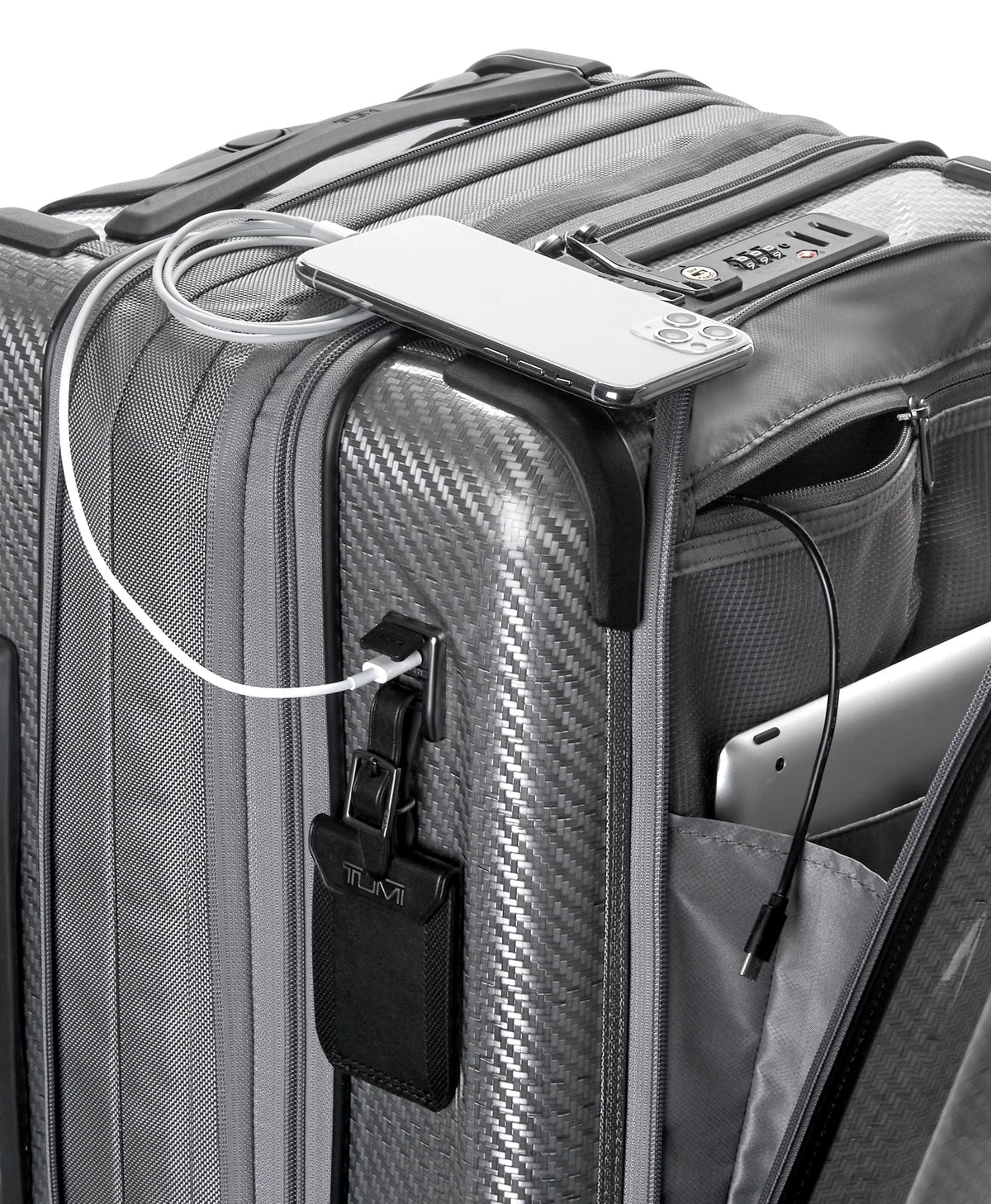Tumi Luggage Tumi Tegra-Lite International Front Pocket Expandable 4 Wheeled Carry-On Luggage
