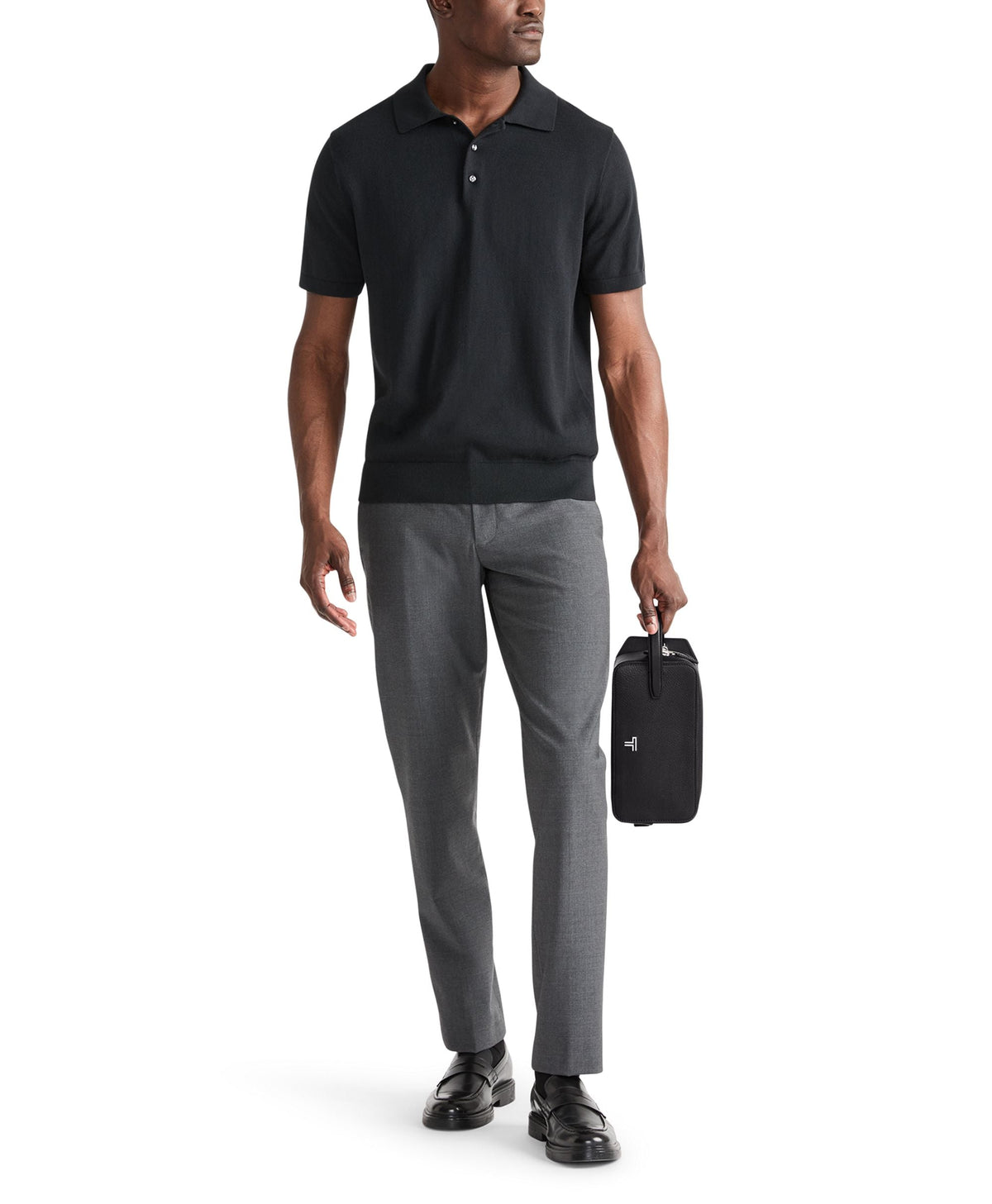 Tumi Travel Accessories Black Tumi Turin Stephano Clutch