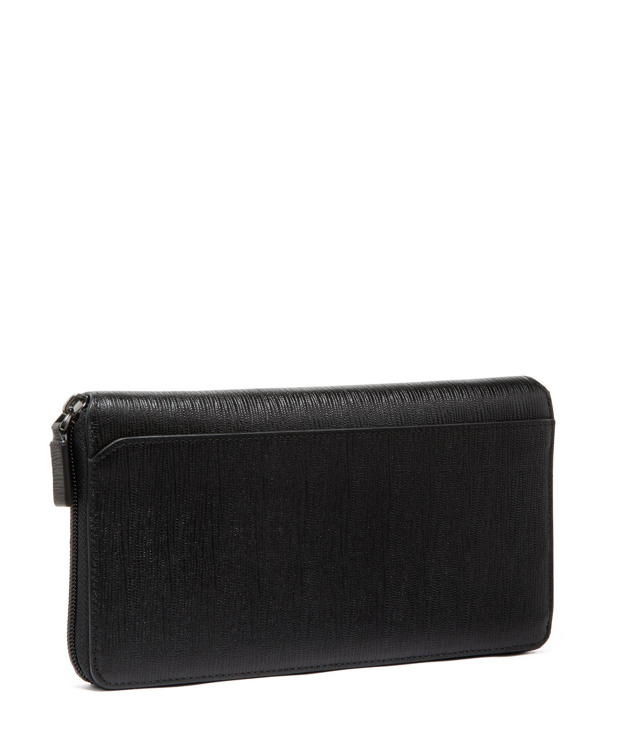 Tumi Wallets Black Embossed Tumi Nassau Travel Wallet