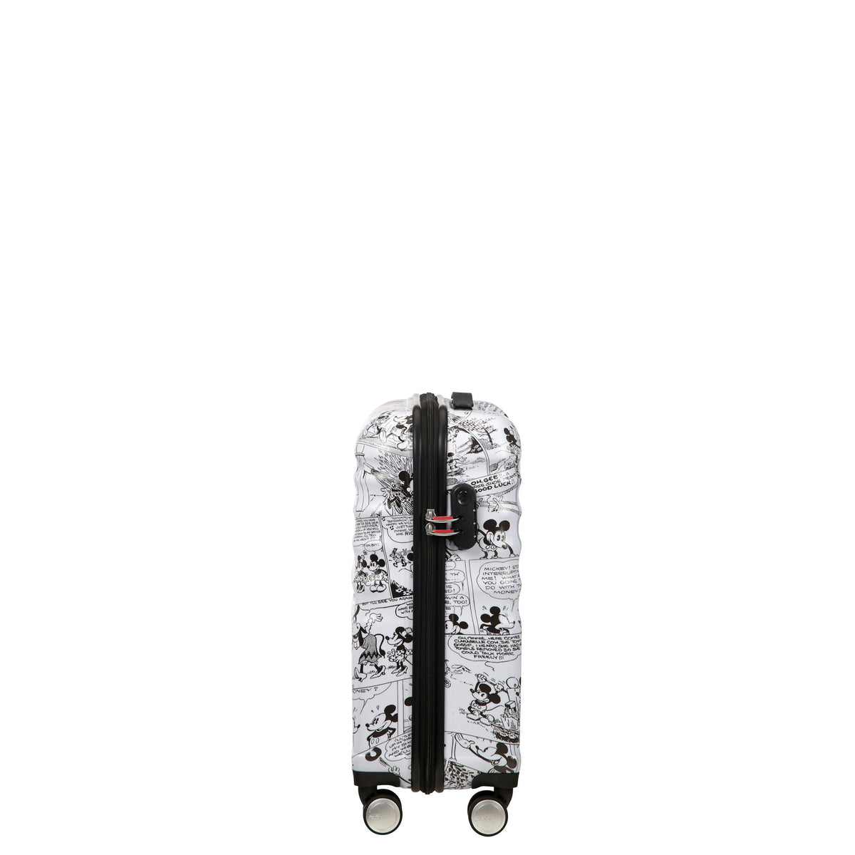 American Tourister Luggage Minnie Comics White American Tourister Disney Wavebreaker Carry-On Spinner Luggage - Minnie Comics White