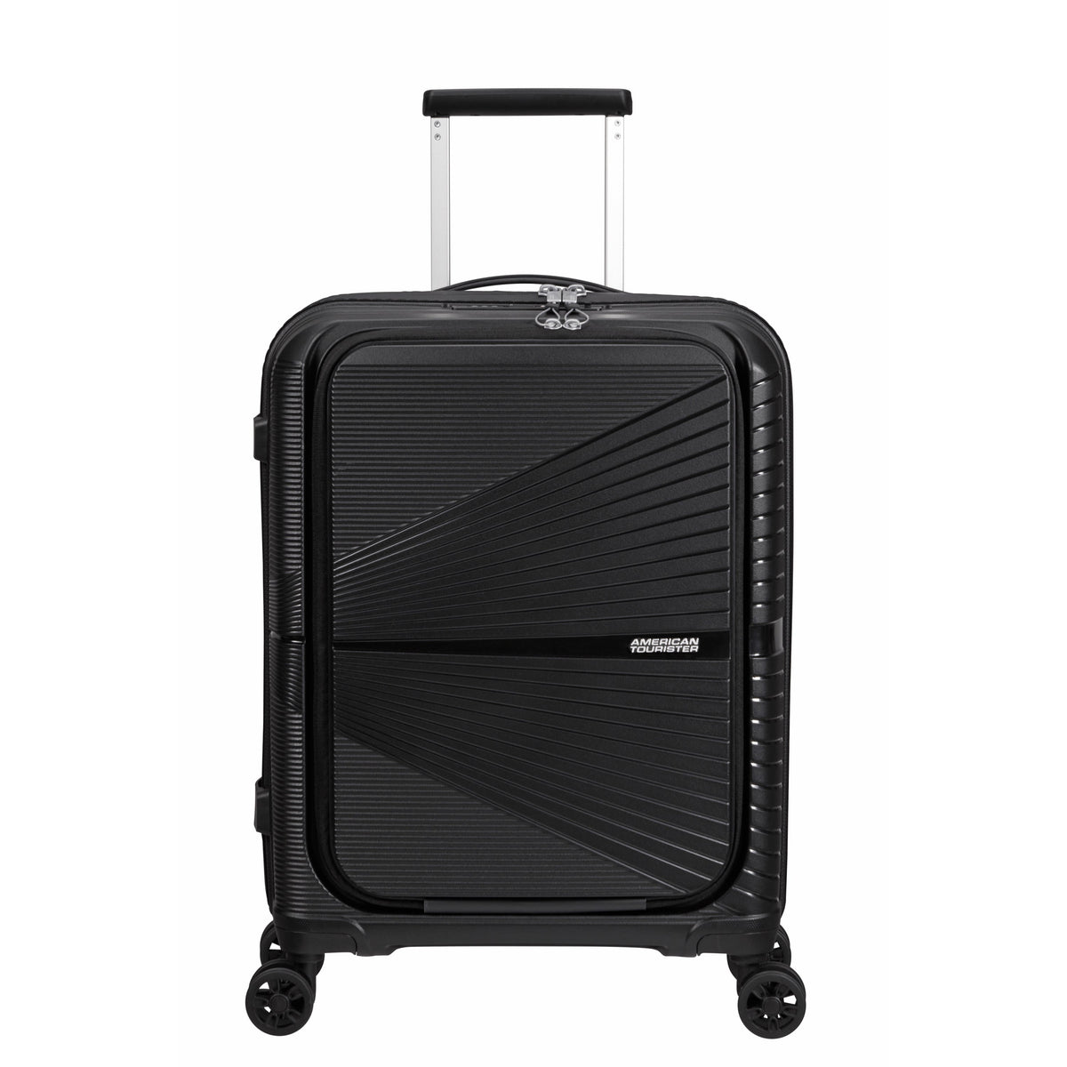 American Tourister Luggage Onyx Black American Tourister Airconic Spinner Frontload Carry-On