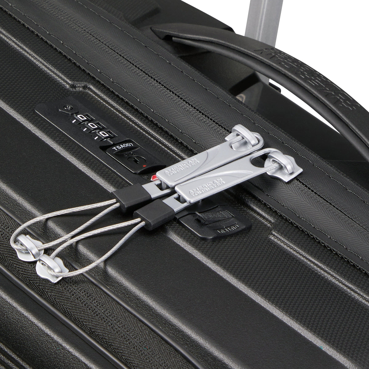 American Tourister Luggage Onyx Black American Tourister Airconic Spinner Frontload Carry-On