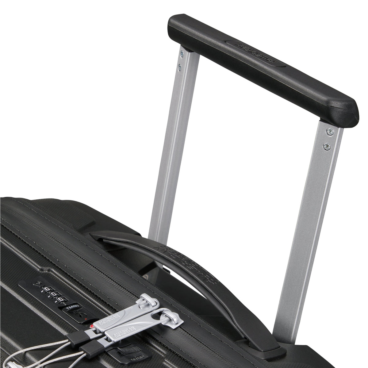 American Tourister Luggage Onyx Black American Tourister Airconic Spinner Frontload Carry-On