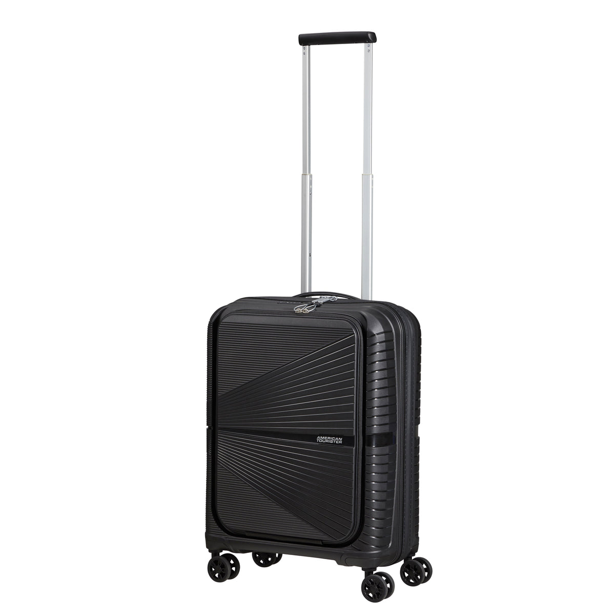 American Tourister Luggage Onyx Black American Tourister Airconic Spinner Frontload Carry-On