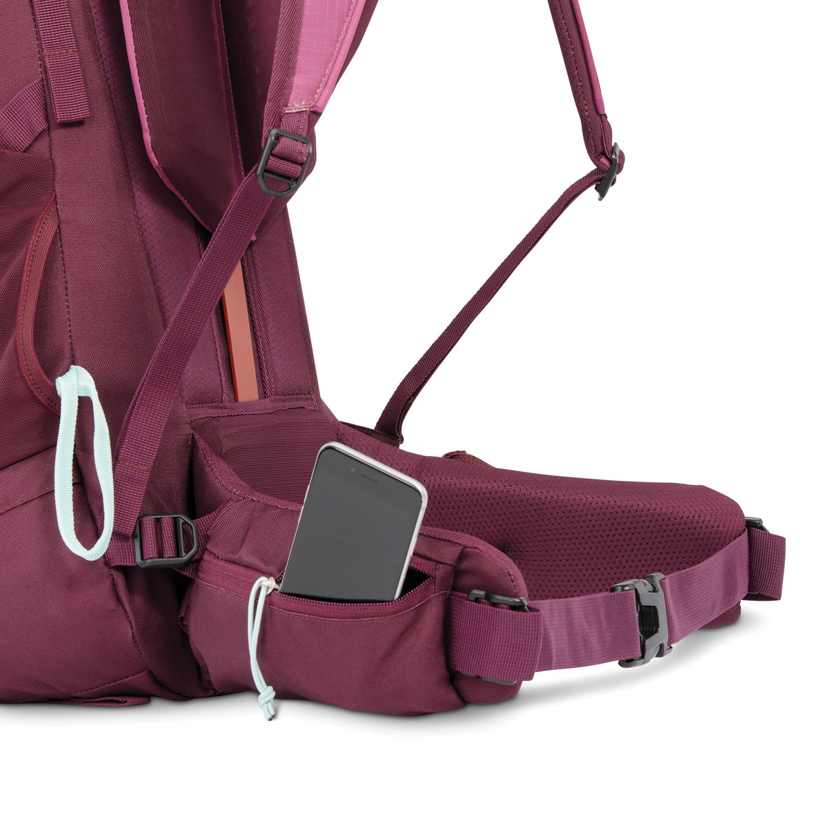 High Sierra Backpacks Berry/Maroon High Sierra Pathway 2.0 Womens Frame Pack 60L Backpack - Berry/Maroon